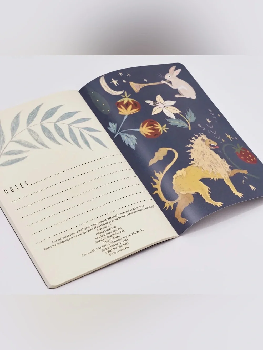 Bruno Visconti Soft Touch Fairytale Notebook Journal A5 NEW